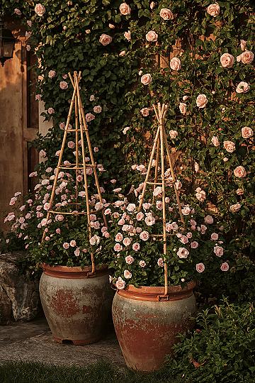 Charming Cottage Garden Pots for a Natural Wedding Vibe