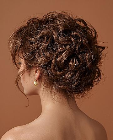 Trendy Curly Updos: Chic Bridal Hair Inspiration for 2024