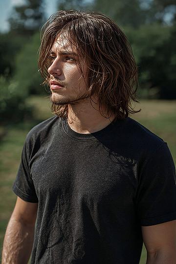 Flow Haircut Mens Style: Effortless Long Waves and Layers