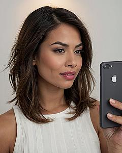 Why a Layered Lob With a Deep Side Part Works So Well
