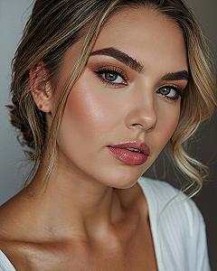 Loose Updos With Soft Front Tendrils For Weddings