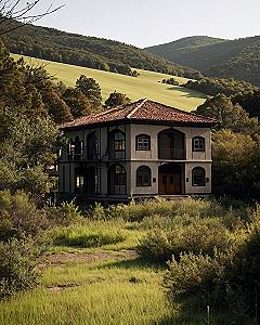 Using a Country Estate Exterior for Your Ceremony