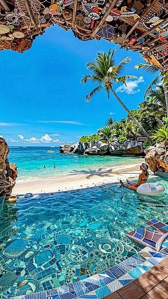 Exploring Tropical Resorts with Artistic Poolside Details