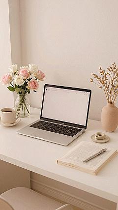 Blushing Floral Wallpaper Backgrounds for Daily Focus