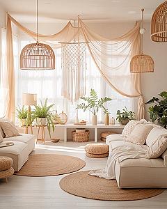 White Boho Living Room Aesthetic: Best Room Decor Ideas