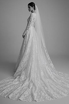 GEMMA: The Ultimate 2024 Lace A-Line Wedding Dress with Long Sleeves