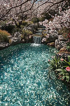 Oasis Garden Design: Waterfall Pond for Backyard Bliss