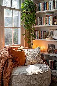 Cozy Reading Nook Design: Home Library & Sitting Area Guide