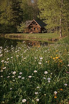 Cozy Spring Cabin: Lakeside Retreat & Grand Backyard Vibes