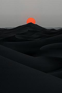 Minimalist Dark Nature: Ultimate MacBook & Desktop Wallpaper 2024