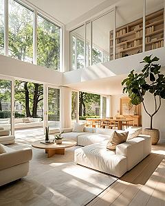 Double Height Living: Airy Design for a Dream House Aesthetic