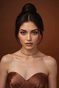Timeless Glamour: Asian Bridal Updos with Gold Accents
