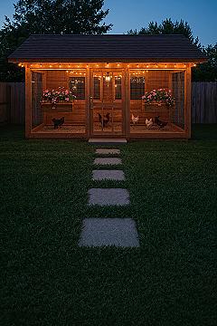 Creative Backyard Structure Ideas Featuring Rustic Hen Coop Layouts