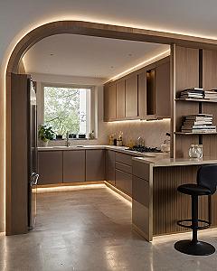 Using Curved Wooden False Ceiling Panels in Open Halls