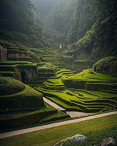 Styling Mossy Valley Landscape Wallpapers