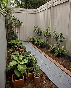 Using Terracotta Pots Along Garden Pathways