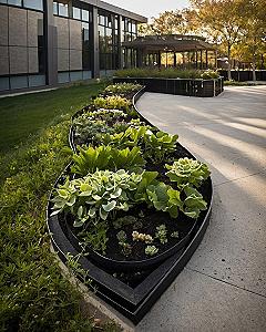 Using Metal Edging for Clean Garden Borders