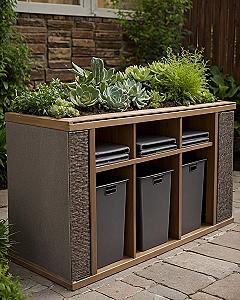 Creating a Raised Herb Planter with Built-In Storage