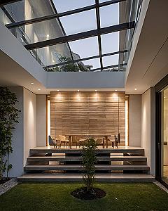 Designing a Tropical Open-Air Dining Atrium