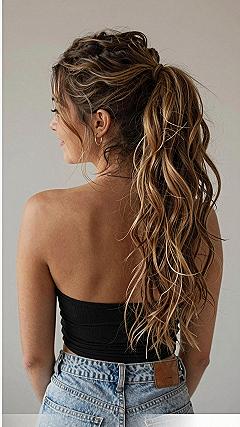 Securing a High Half Up Ponytail for Your Wedding