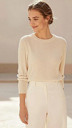 Caring for a Crew Neck Pearl Embellished Bridal Sweater