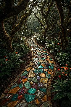 Mosaic Pathways Walkways: A Creative Transformation for Your Backyard Garden
