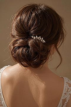 Textured Bridal Updos: Elegant Styles for Your Wedding Party