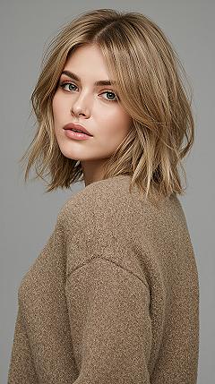 Effortless Long Layers Bob: Collarbone Length Blonde Haircut Guide