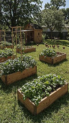 Tiny Backyard Homestead: Chicken Coop & Vegetable Garden Goals 2024