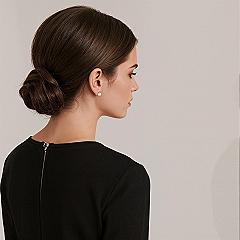 Timeless Classic Low Bun Wedding Hairstyles for Brides