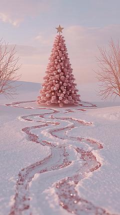 Pink Christmas Phone Wallpapers: Pastel Holiday Vibes