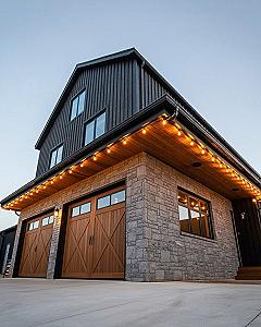 Modern Barndominium Design: Sleek Facades & Exterior Walls