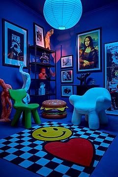 Eclectic Maximalist Architecture: Playful Pop Art Building Interior