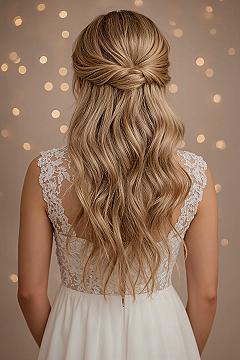 Chic Half Up Half Down Wedding Hair: The Ultimate Bridesmaid Guide