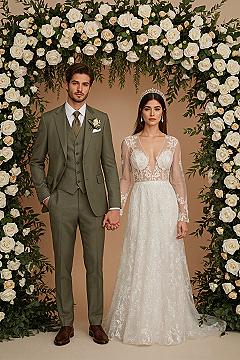 The Ultimate Sage Green Wedding Suit for Modern Groom Attire
