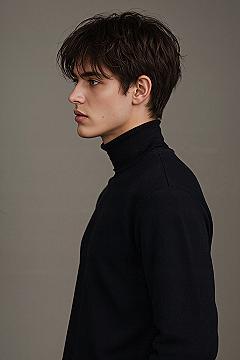 Messy Fringe Taper Fade: Short Haircut for Thick Hair