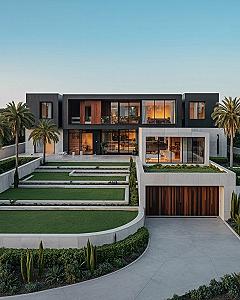 Dreamscapes Realized: Modern Architecture Meets Lush Gardens