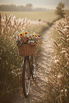Charming Spring Countryside: Rustic Aesthetic Backgrounds