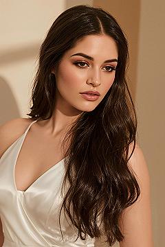 Breathtaking Half Up and Down Wedding Hair for Brunettes