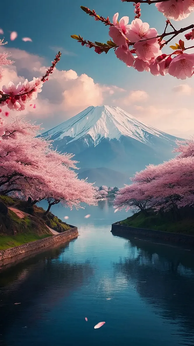 Blooming Fuji