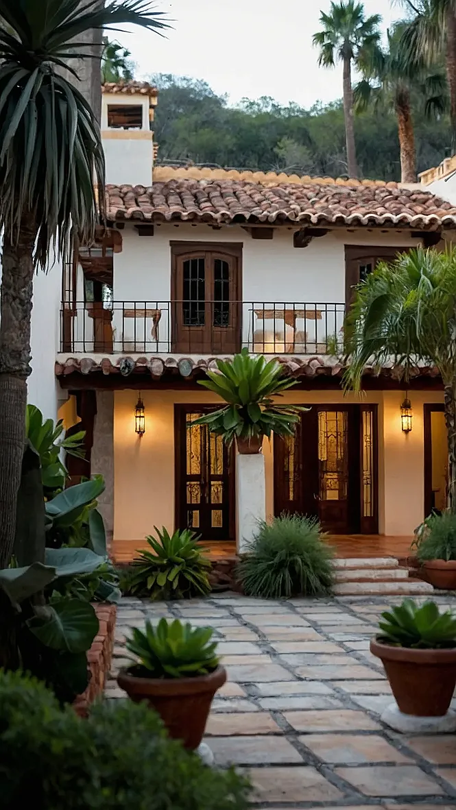 Palm-Kissed Hacienda Retreat