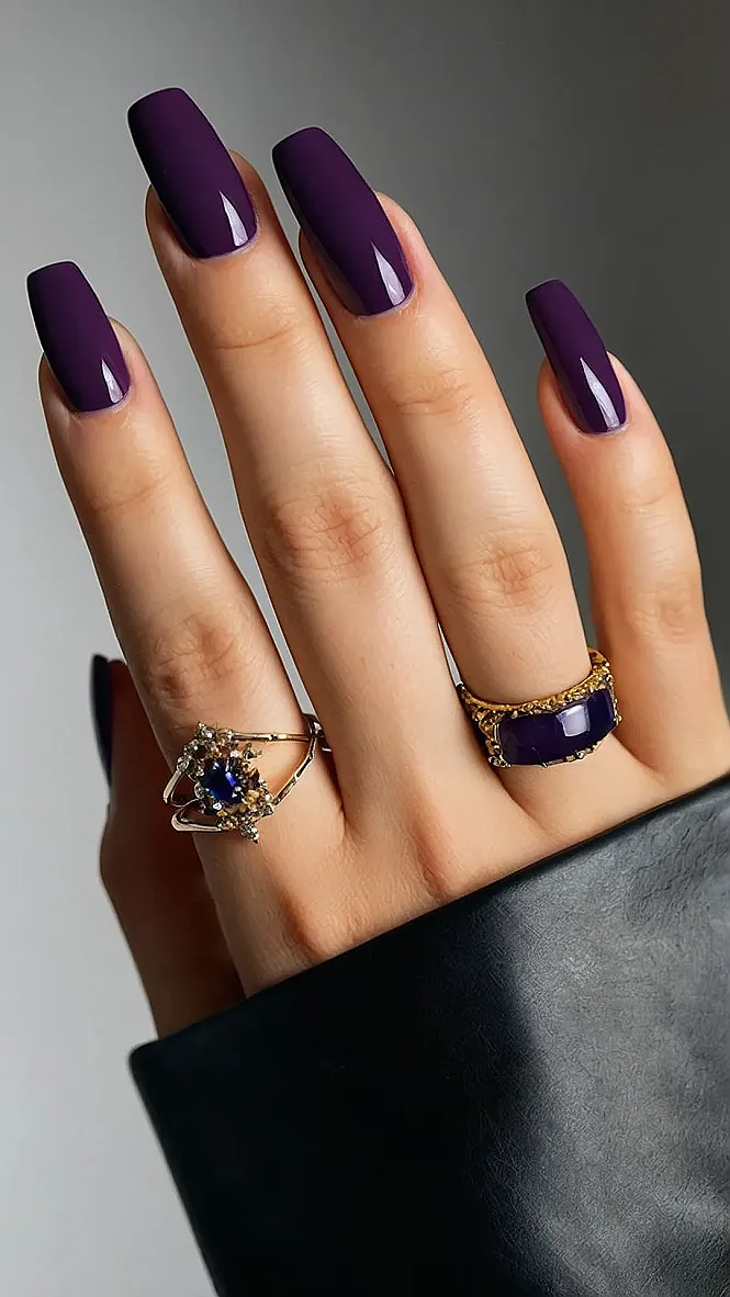 Glamorous Galaxy Nails