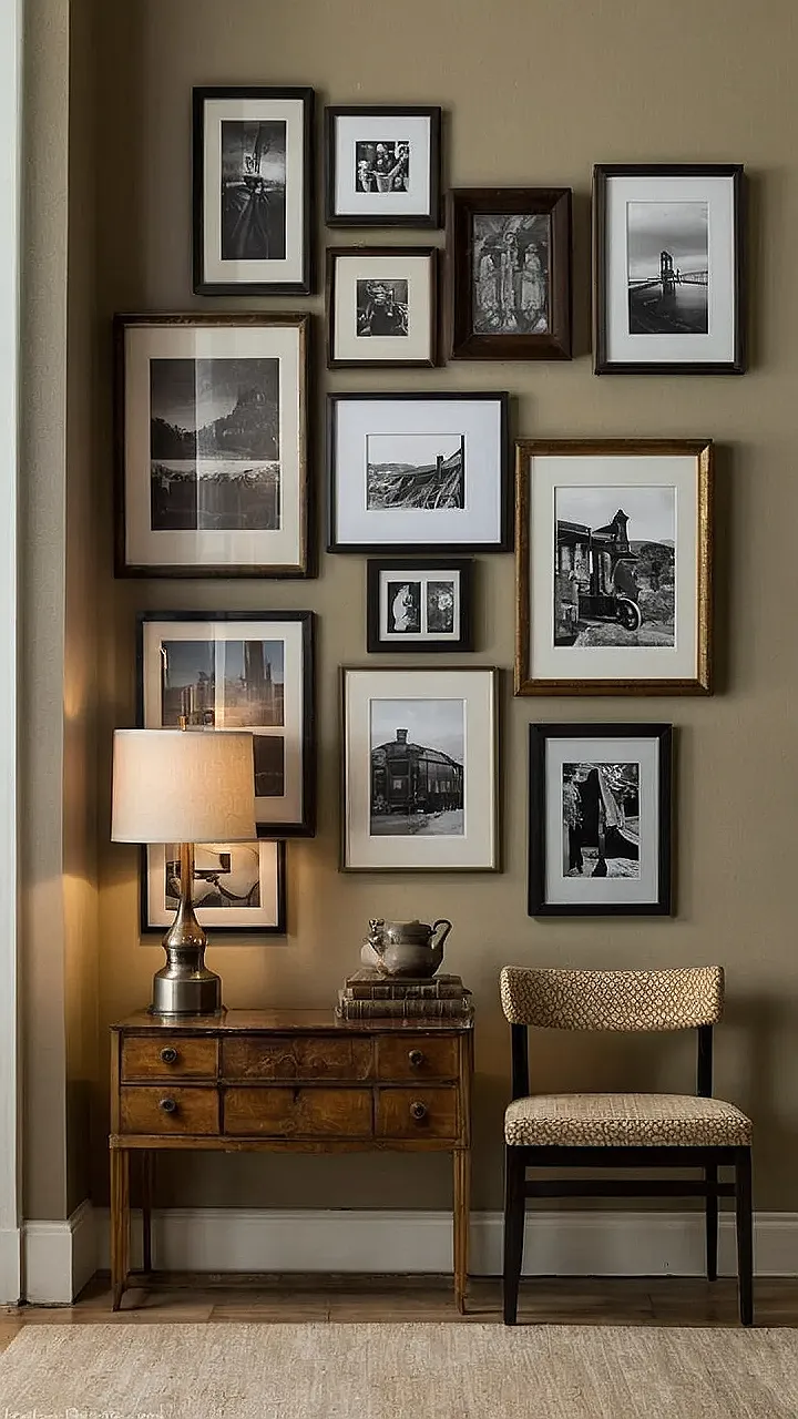 Dive Into Nostalgia: 15 Vintage Frame Gallery Wall Inspirations ...