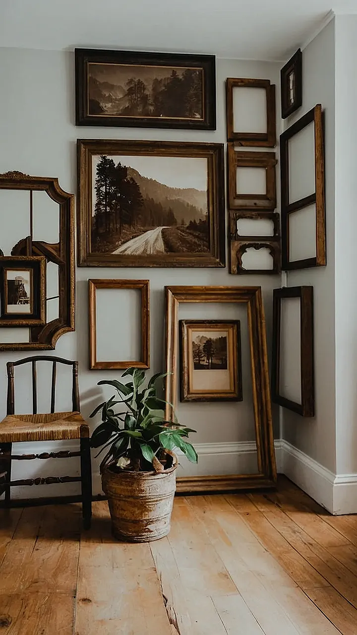 Dive Into Nostalgia: 15 Vintage Frame Gallery Wall Inspirations ...