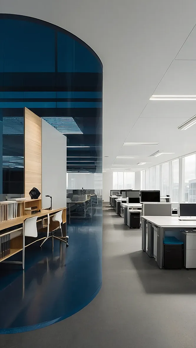 Curvy Cool:  This Office is a Real Winner!