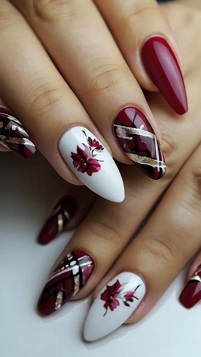 Sparkle & Snow Nails