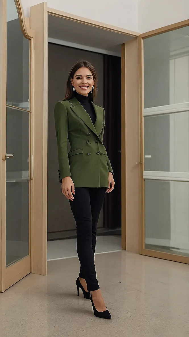 Green with Envy: An Elegant Outfit