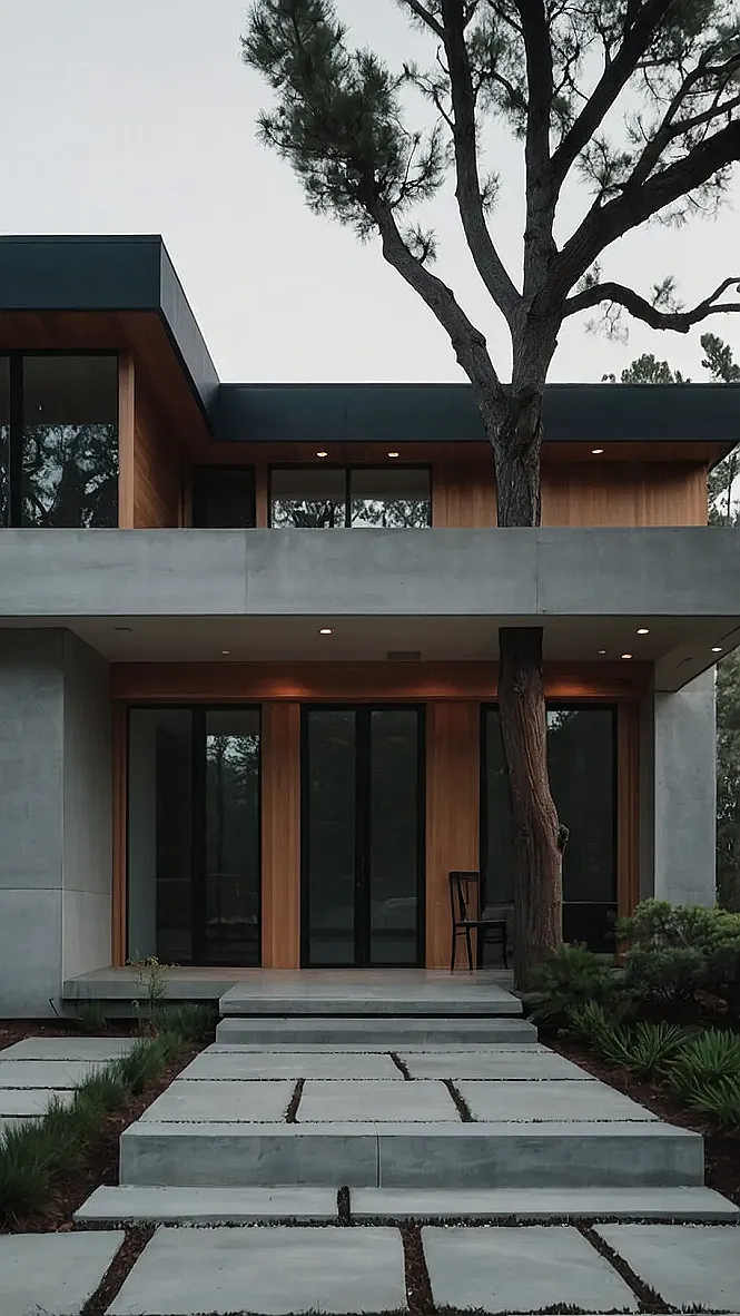 Tree-mendous Modern Minimalist Home