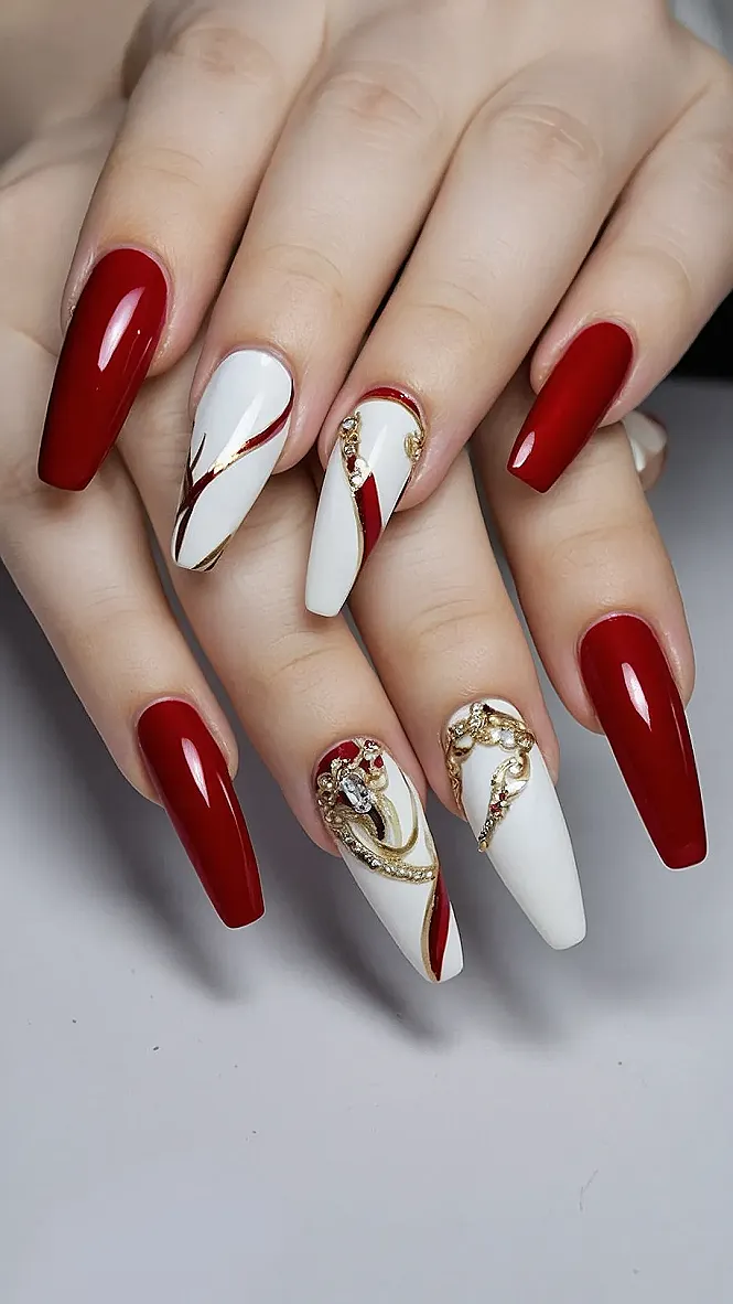 Frosted Winter Nails