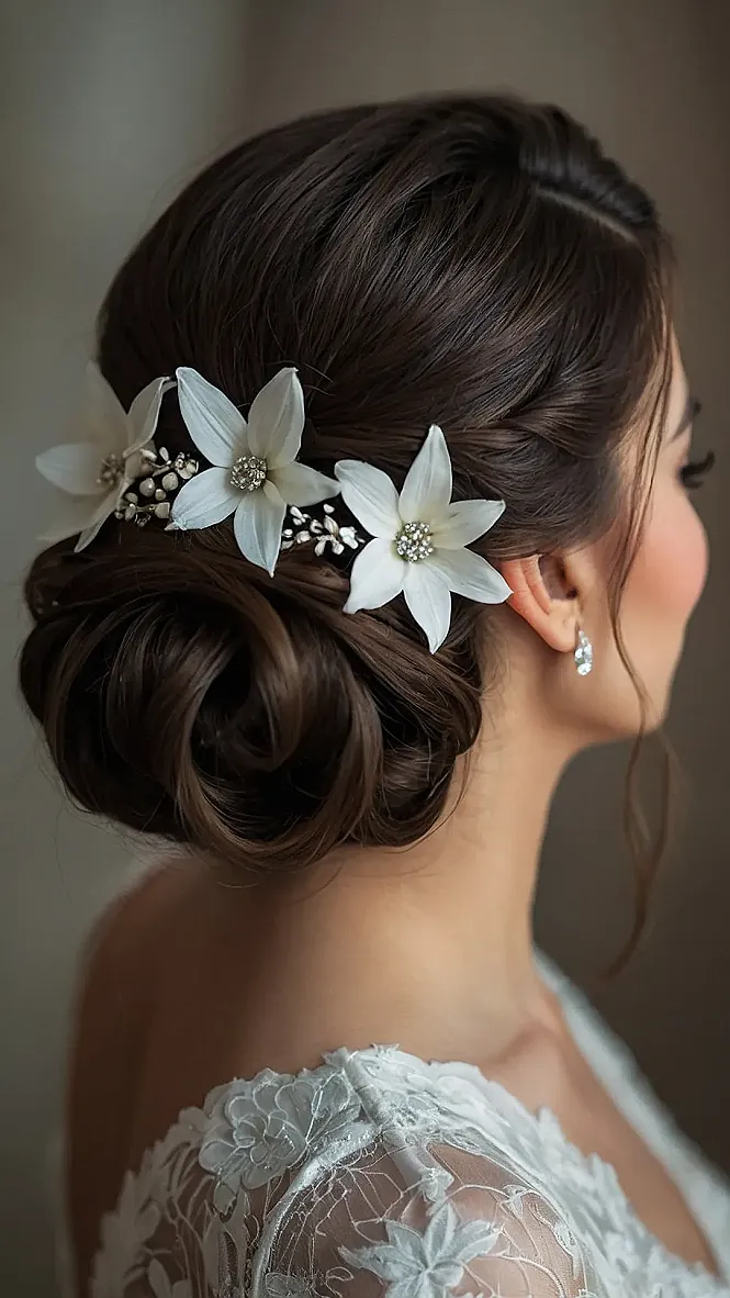 Bridal Hair Bloom